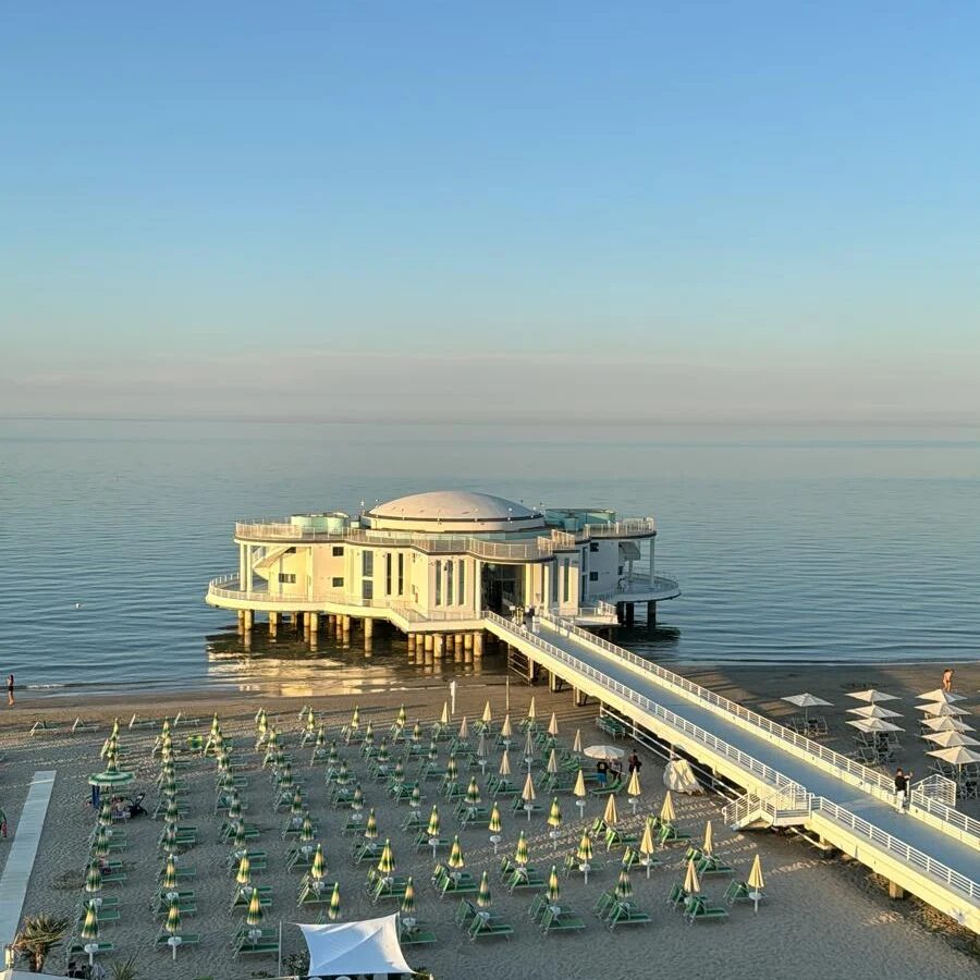 La Rotonda a Mare di Senigallia all'alba